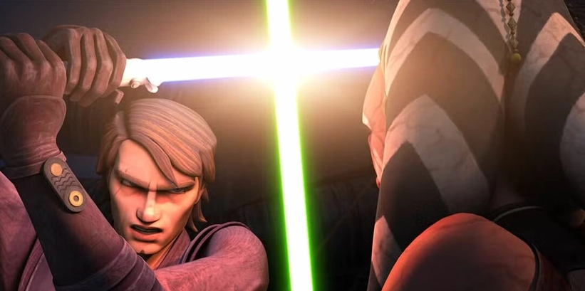 Ahsoka Tano Là Ai: Giải Mã Hành Trình Của Cựu Padawan Jedi Trong Star Wars Anakin Skywalker chiến đấu với Ahsoka bị tha hóa
