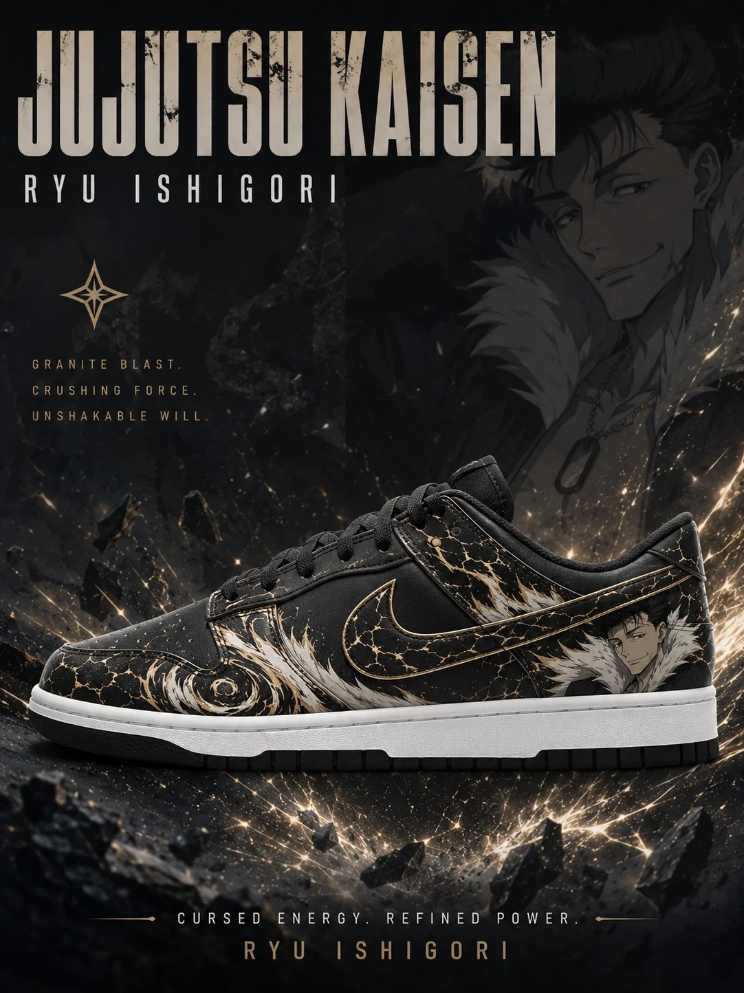 Giày sneaker phong cách Ryu Ishigori V.1 Custom SB-Style