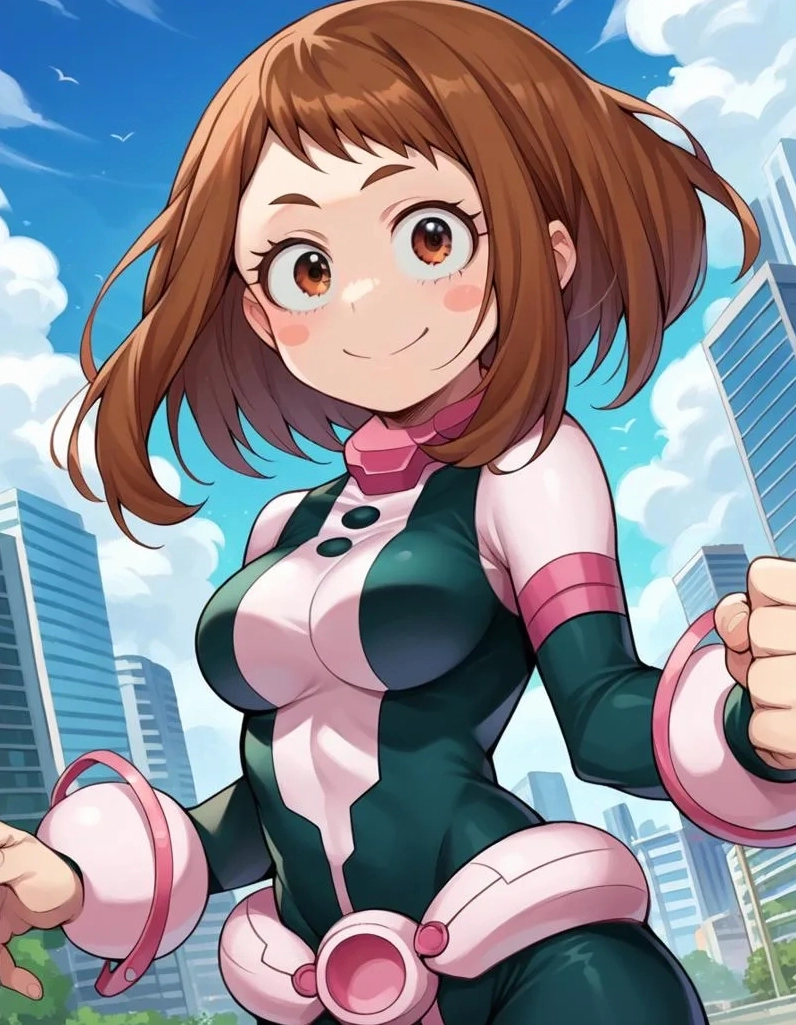 Khám phá sức mạnh đáng yêu của ochako uraraka