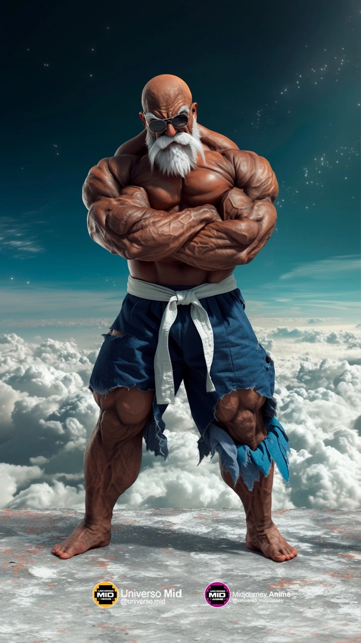 Master Roshi cực ngầu trong phiên bản live-action được tái hiện bằng AI - Ảnh 2.