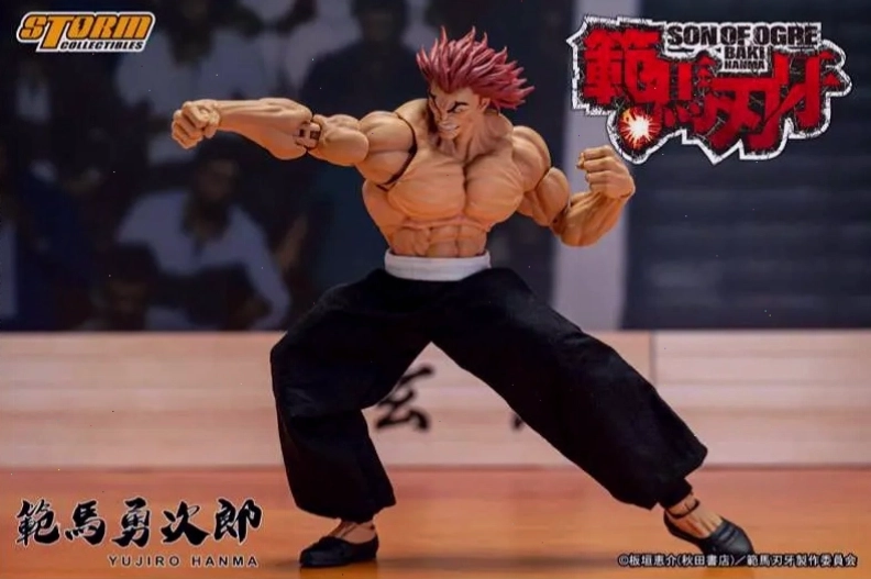 Mô hình Yujiro Hanma đứng sừng sững