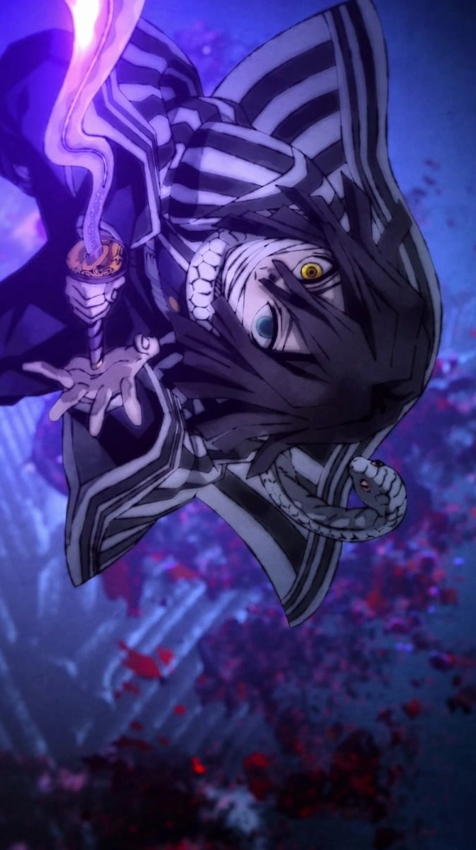 Obanai Iguro là Ai? Giải Mã Bí Ẩn Xà Trụ Lạnh Lùng của Kimetsu no Yaiba Obanai Fight khoảnh khắc chiến đấu mãnh liệt của kiếm sĩ Xà Trụ