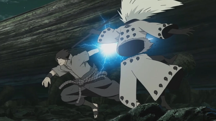 Uchiha Sasuke đối đầu Madara