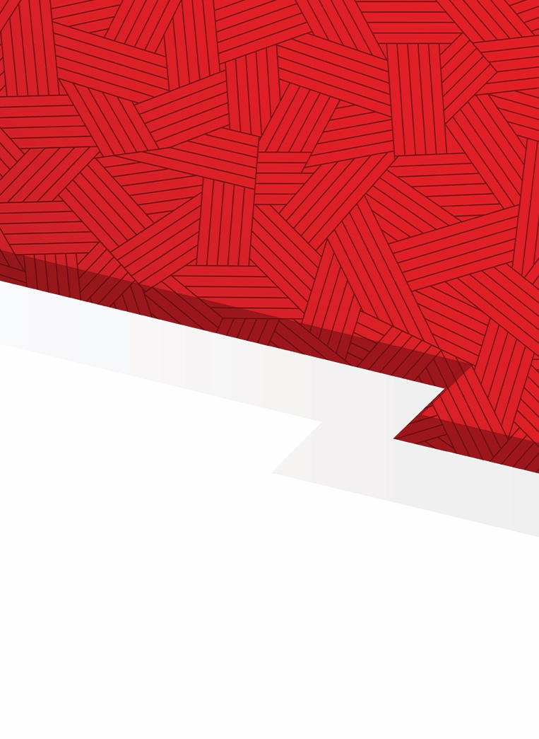 White and Red background with line pattern